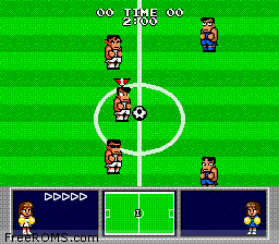 High School Soccer - Kunio Kun (Japan) Screen Shot 2