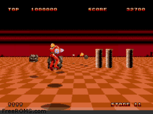 Space Harrier II Screen Shot 2