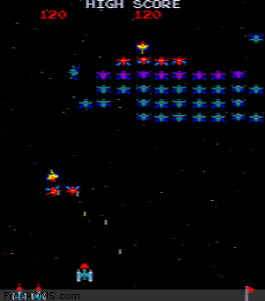 Galaxian (Namco set 1) Screen Shot 2