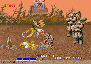 Golden Axe (set 6, US, 8751 317-123A) Screen Shot 2