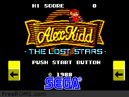 Alex Kidd - The Lost Stars Screen Shot 1