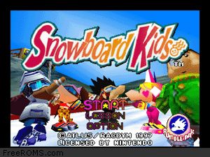 Snowboard Kids Screen Shot 1