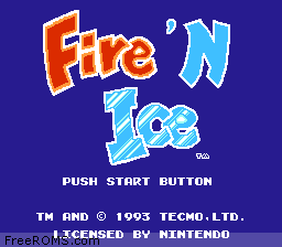 Fire 'n Ice Screen Shot 1