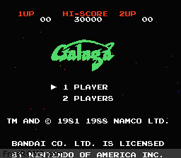 Galaga Screen Shot 1