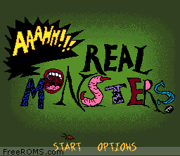 AAAHH!!! Real Monsters Screen Shot 1