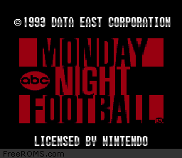 ABC Monday Night Football Screen Shot 1