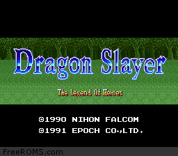 Dragon Slayer - Eiyuu Densetsu Screen Shot 1