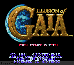 Illusion of Gaia Screen Shot 1